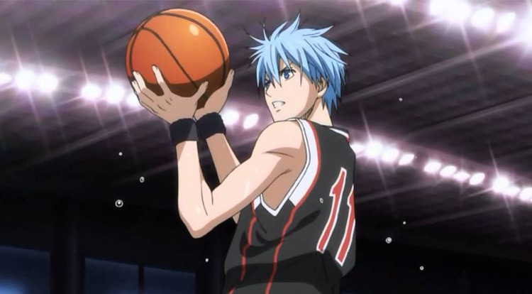 Capture d'écran de l'anime Kuroko no Basket