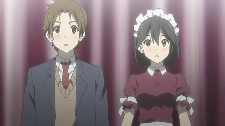 Himeko Inaba et Taichi Yaegashi de Kokoro Connect