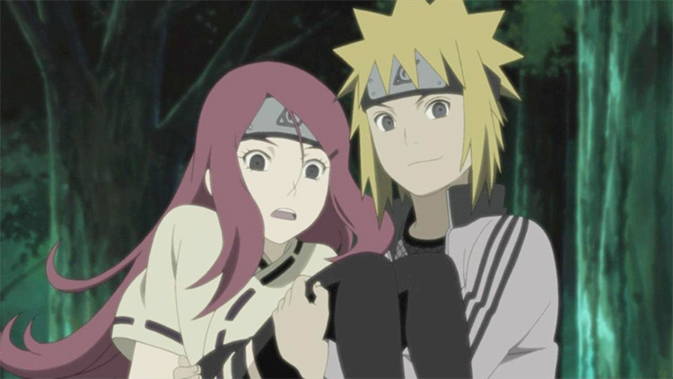 Minato Namikaze et Kushina Uzumaki de Naruto : Shippuden.