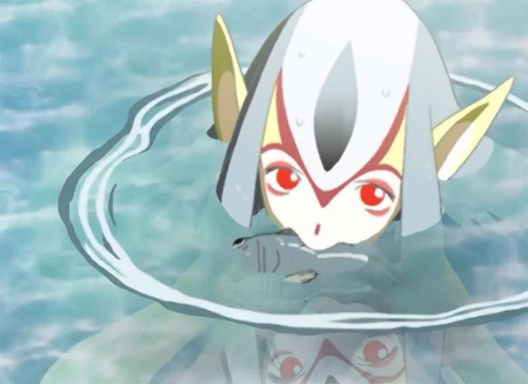 Capture d'écran de l'anime Blue Submarine No. 6
