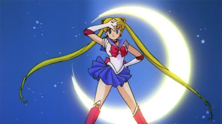 Capture d'écran de l'anime Sailor Moon