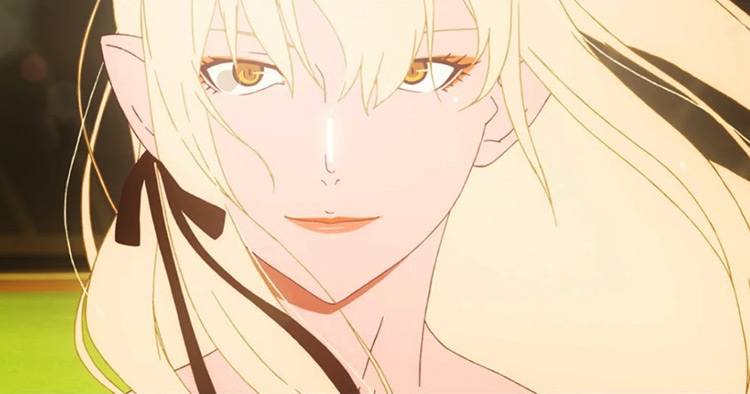 Kiss-shot Acerola-orion Heart-under-blade de l'anime Kizumonogatari.