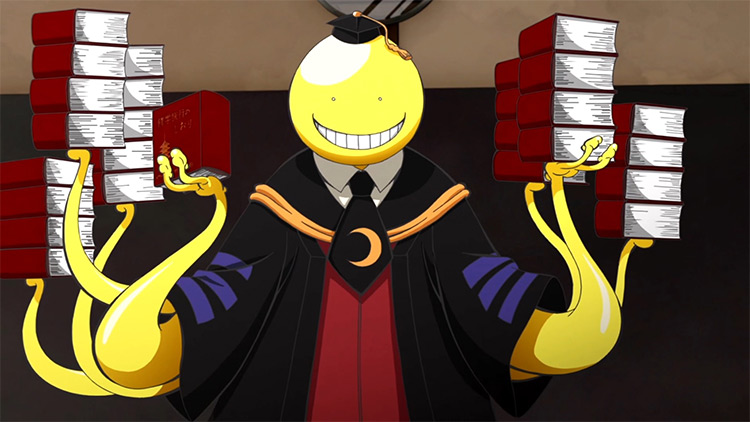 Capture d'écran de l'anime Koro-Sensei Assassination Classroom