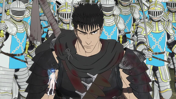 Capture d'écran de l'anime Guts Berserk