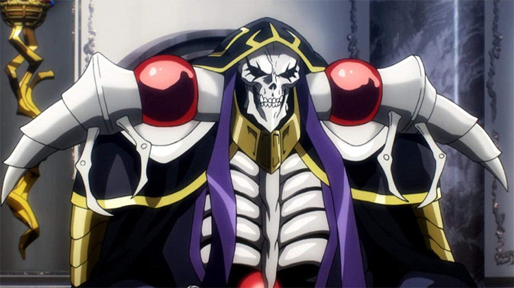 Robe Ainz Ooal de l'anime Overlord.