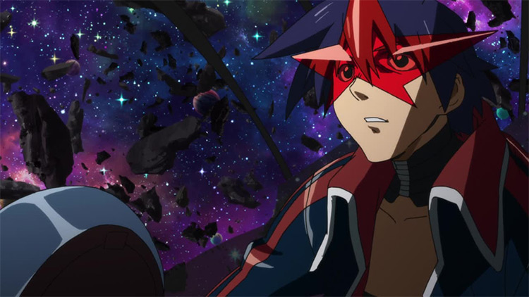 Capture d'écran de l'anime Simon Tengen Toppa Gurren Lagann