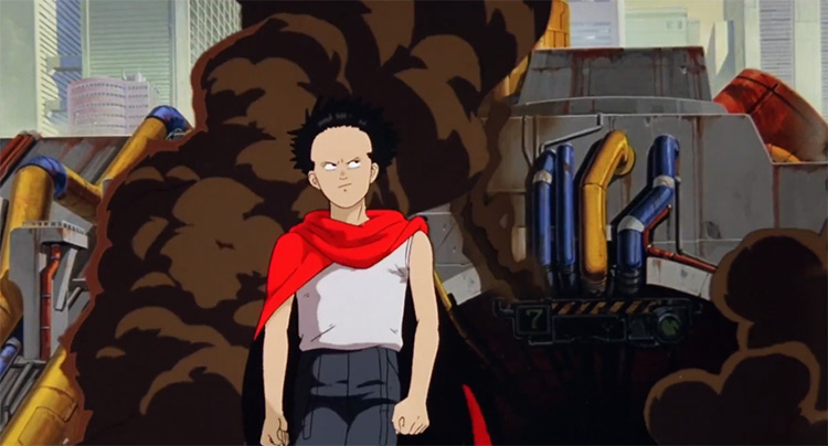 Capture d'écran de l'anime Akira de Tetsuo Shima