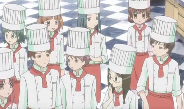 Capture d'écran de l'anime Yumeiro Patissiere