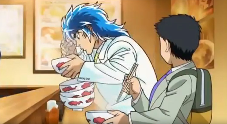 Capture d'écran de l'anime Toriko