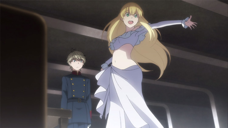 Aldnoah.Zero Blonde Girl - Anime Screenshot