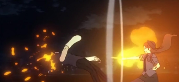 Sakurashin Police Force vs Rokkaku scene Yozakura Quartet: Tsuki ni Naku