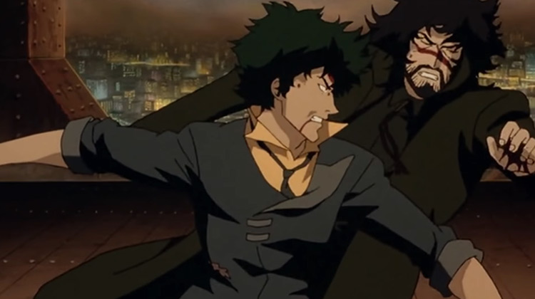 Spike vs Vincent Cowboy Bebop: The Movie screenshot