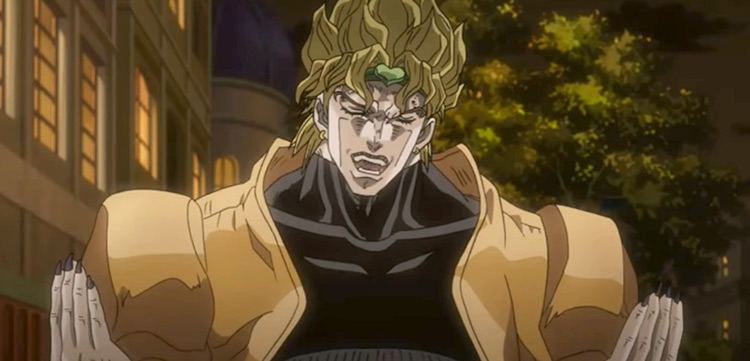 Dio Brando dans l'anime JoJo's Bizarre Adventure.