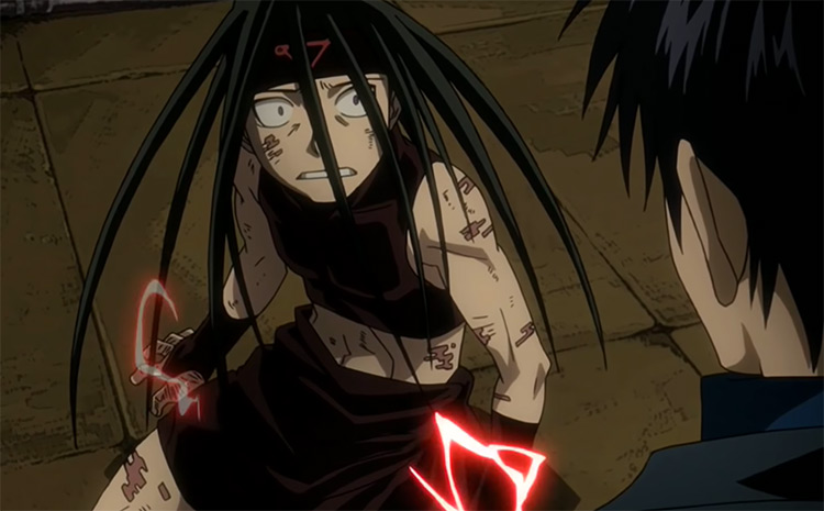 Envy dans l'anime Fullmetal Alchemist : Brotherhood