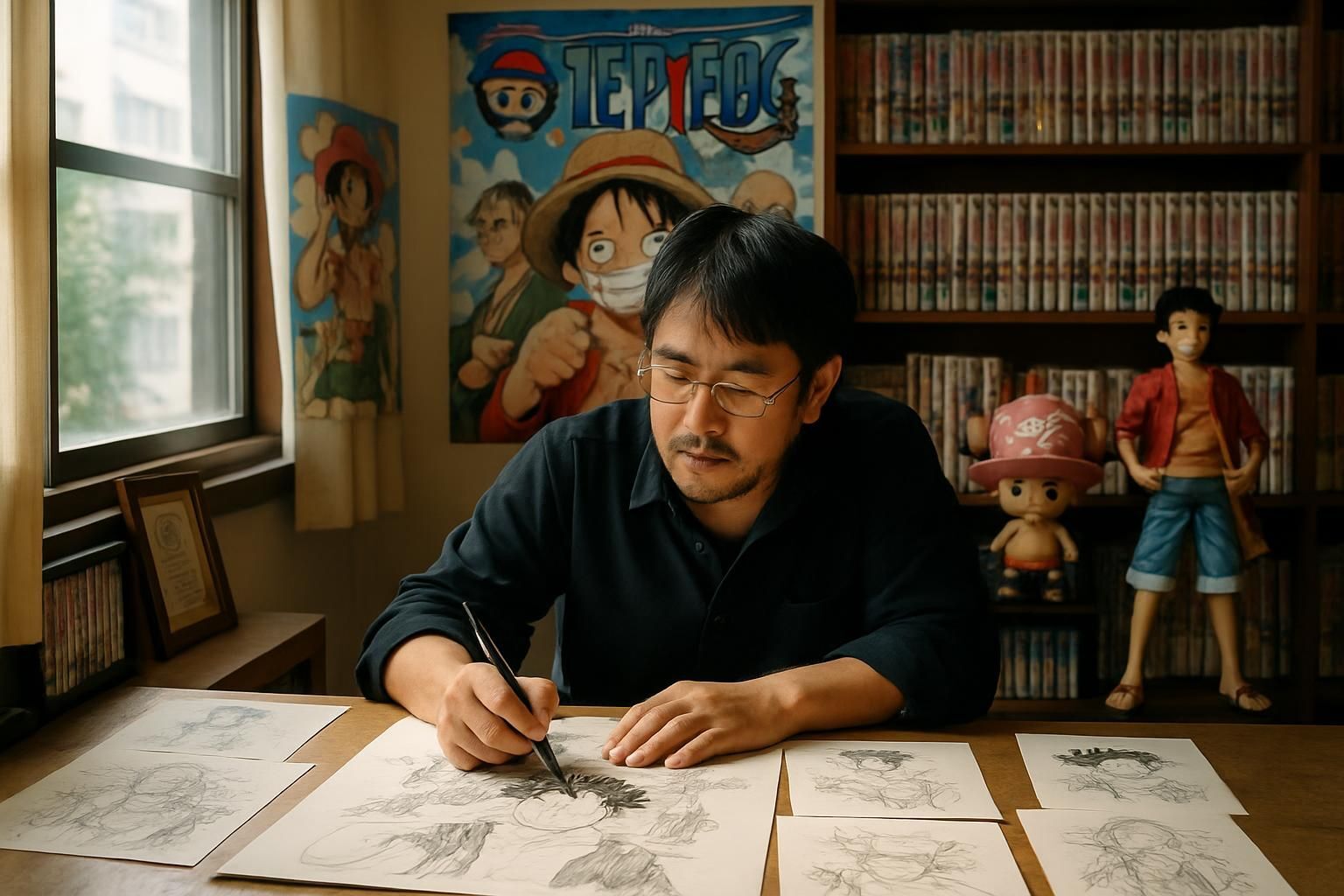 Découvrez le parcours d'Eiichiro Oda, créateur du célèbre manga One Piece : son histoire, ses inspirations et les distinctions marquantes qui ont salué son œuvre exceptionnelle dans le monde du manga.