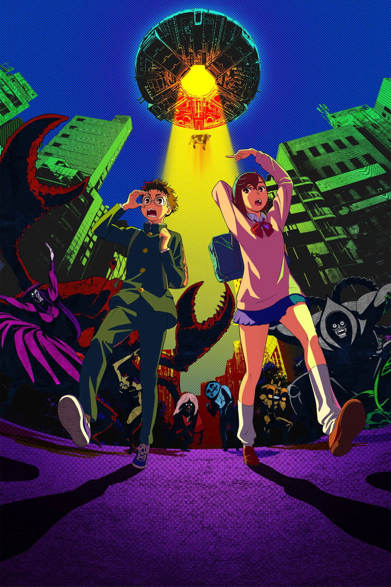 Momo Ayase et Ken 'Okarun' Takakura dans l’anime Dan Da Dan