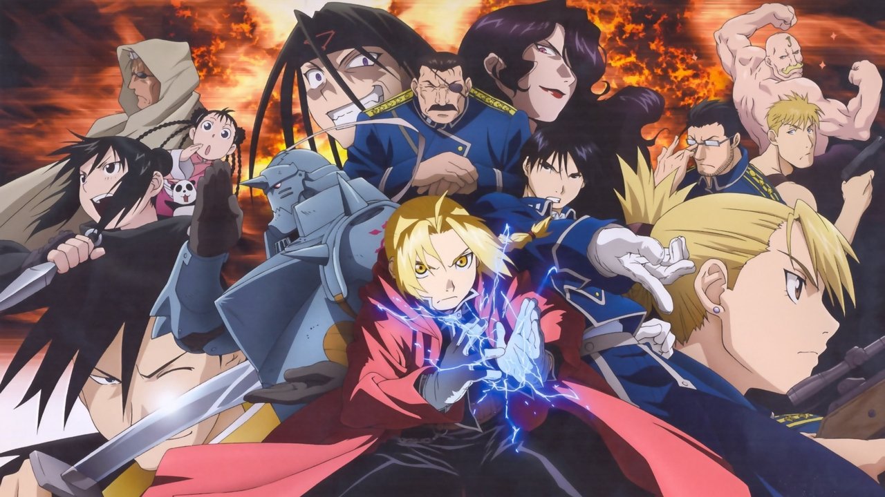 Illustration officielle d’Edward et Alphonse Elric en style anime
