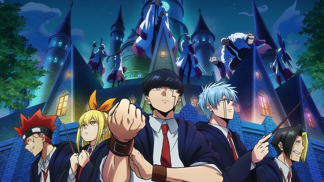 Illustration anime de Mash Burnedead et Finn Ames en haute qualité